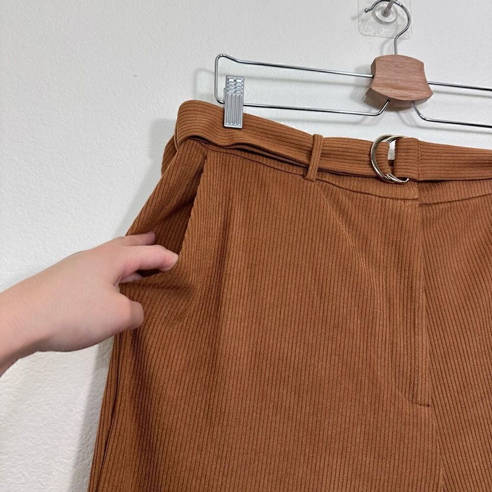 HP 🎉 House of Harlow 1960 x REVOLVE Ribbed Pants in Cognac Size XL - Picture 5 of 11